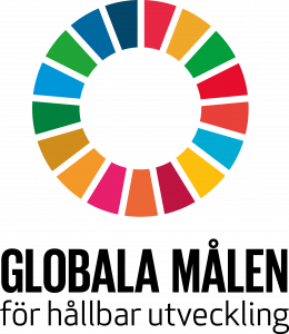 Globala Målen - logotyp stående